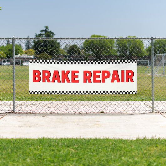 Remparatur Autowerkplaats Groot Wit Spandoek (Insitu)