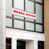 Remparatur Autowerkplaats Groot Wit Spandoek (Buitenkant Gebouw)