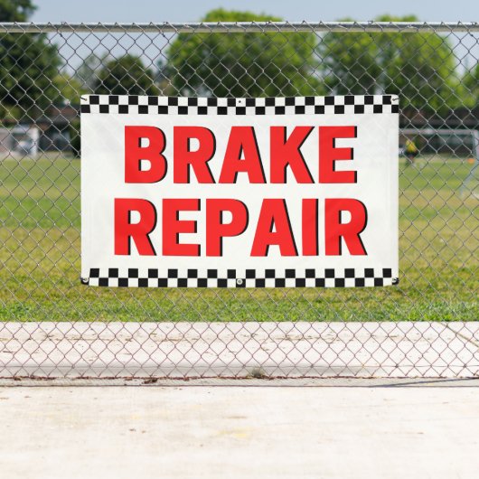 Remparatur Autowerkplaats Wit Spandoek (Insitu)