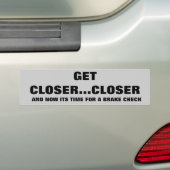 Remrem uitgeschakeld bumpersticker (Op auto)