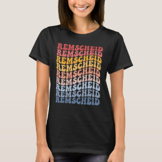 Remscheid City Groovy Retro T-shirt