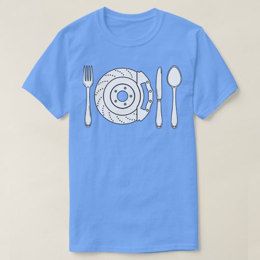 Remschijf instellen voor tuner fans t-shirt (Design voorkant)