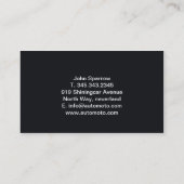 Remschijven in zwart visitekaartje (Achterkant)