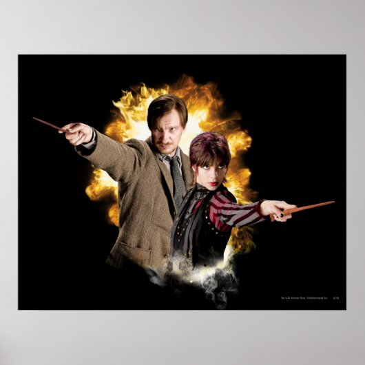 Remus Lupin en Nymphadora Tonks-Lupin Poster (Voorkant)