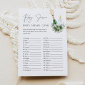 REMY Baby Animal Minimalistisch Baby shower spel Kaart