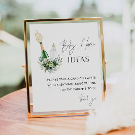 REMY Baby Naam Suggesties Baby shower Teken Poster