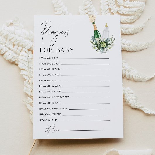 REMY Bidden voor Baby shower advies Kaart