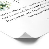 REMY Hoe groot is haar buik Baby shower spel Poster (Hoek)