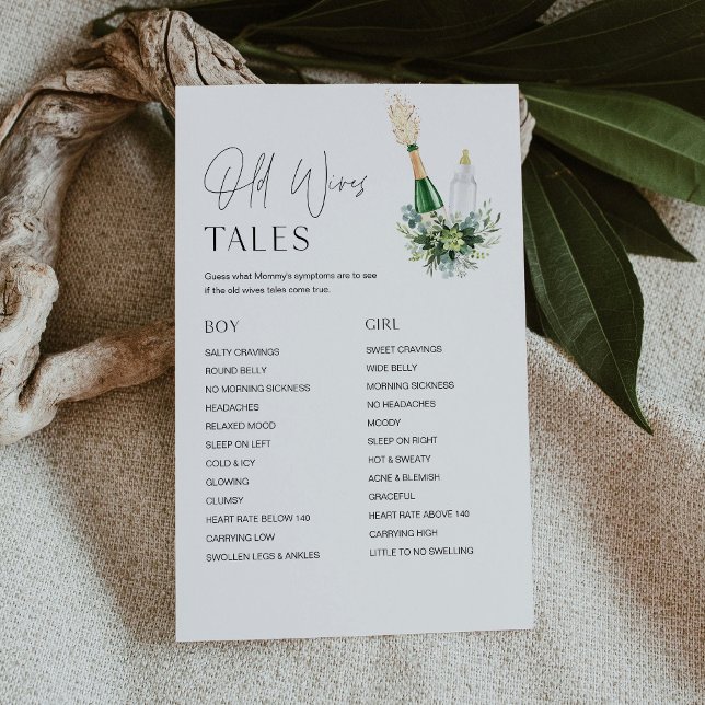 REMY Oude vrouwen Tales Baby shower Game Kaart (Creator heeft geüpload)