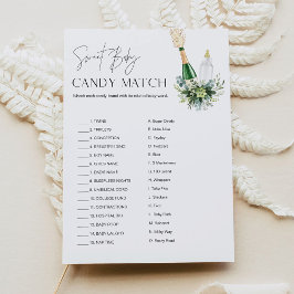 REMY Sweet Baby shower Snoep Match Game Kaart