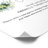 REMY Tijdcapsule Baby shower Teken Poppin Flessen Poster (Hoek)