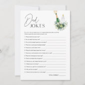 REMY Vader Jokes Baby shower Spel - Poppin Flessen Kaart (Voorkant)