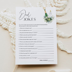 REMY Vader Jokes Baby shower Spel - Poppin Flessen Kaart
