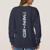 Ren Als De Wind | Dames Sweatshirt (Achterkant)