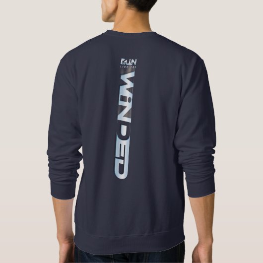 Ren Als De Wind | Heren Sweatshirt (Achterkant)