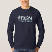 Ren als de wind. | Lange hoes van Mannen T-shirt (Voorkant)