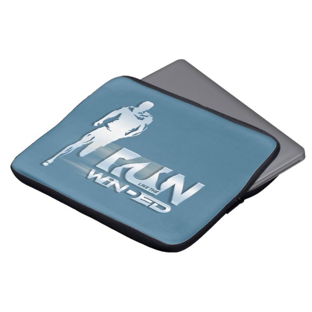 Ren Als De Wind | Laptophoes 13" Laptop Sleeve (Voorkant top)