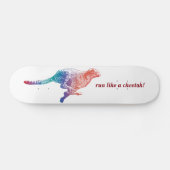 Ren als een Cheetah Skateboard (Horizontaal)