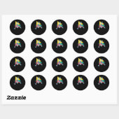 Ren als een Deer Ronde Sticker (Vel)