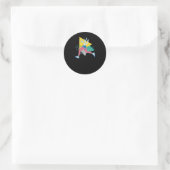 Ren als een Deer Ronde Sticker (Tas)