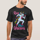 Ren als een eenhoorn Track & Field Runner 5K Marat T-shirt (Voorkant)
