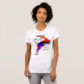 Ren als een Gazelle T-shirt (Voorkant volledig)