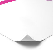 Ren als een meisje poster (Hoek)