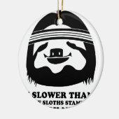 Ren als een sleuf keramisch ornament (Links)