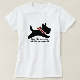 Ren als iemand die de poort open heeft gelaten!! t-shirt
