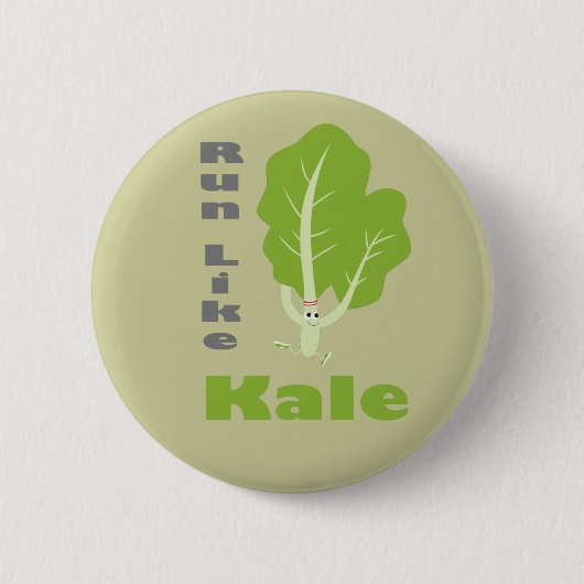 Ren als Kale! Ronde Button 5,7 Cm (Voorkant)