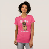 "Ren alsof de as uit is" met German Shepherd T-shirt (Voorkant volledig)