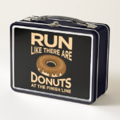 Ren alsof er donuts marathon runner is (Voorkant)