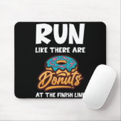 Ren alsof er donuts zijn op de finse marathon muismat (Met muis)