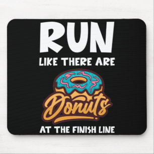 Ren alsof er donuts zijn op de finse marathon muismat