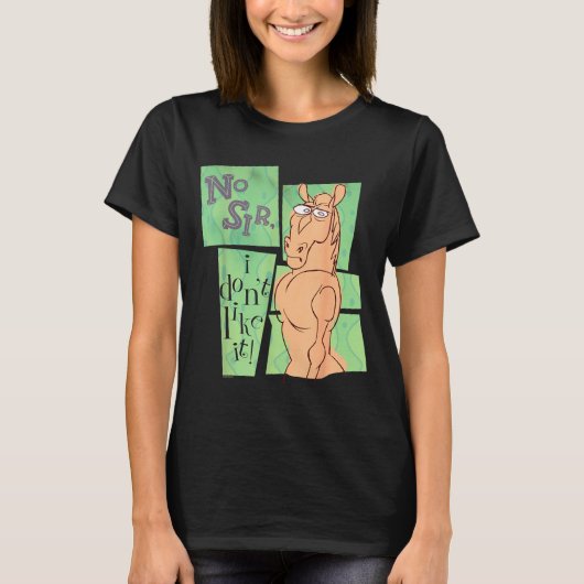 Ren &amp; Stimpy No Sir I Don’t Like It  T-shirt (Voorkant)