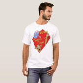 Ren De Gum Is Hier Grappige School T-shirt (Voorkant volledig)