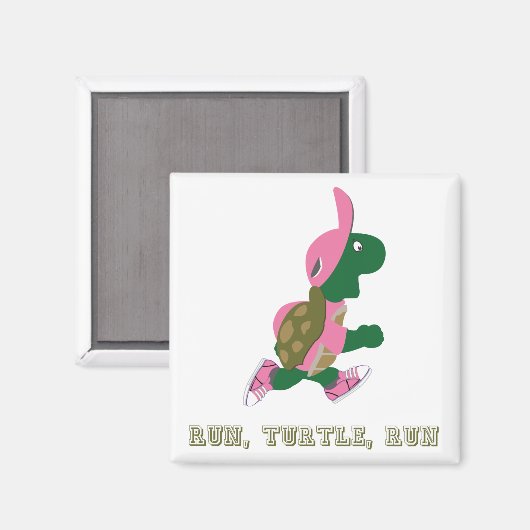 Ren, draaien, rennen magneet (Voorkant / Achterkant)