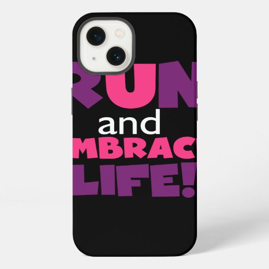 Ren Embrace Life Paars Roze iPhone Hoesje (Achterkant)
