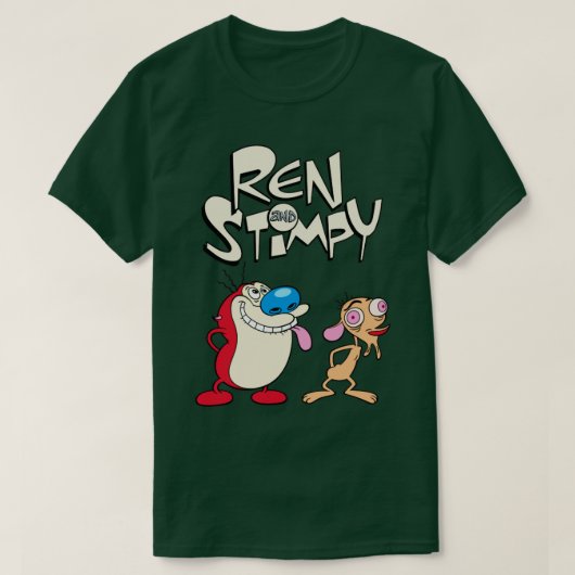 REN en STIMPY T-shirt (Design voorkant)