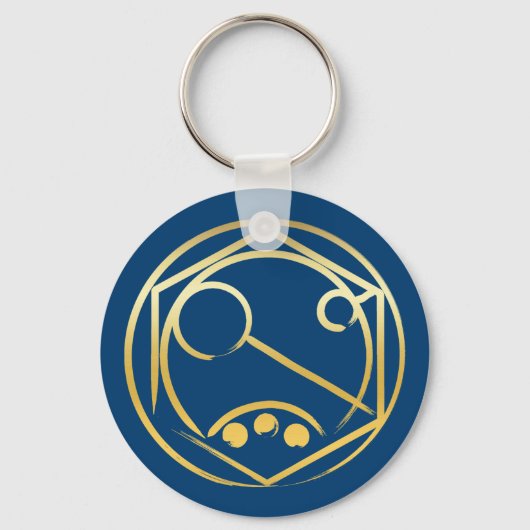 Ren! Goud Sleutelhanger (Voorkant)
