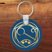 Ren! Goud Sleutelhanger (Achterkant)