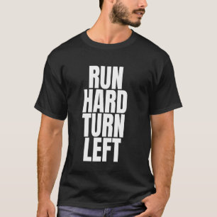 Ren hard draai links t-shirt