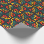 Ren hard, wees sterk, denk groot cadeaupapier (Hoek)