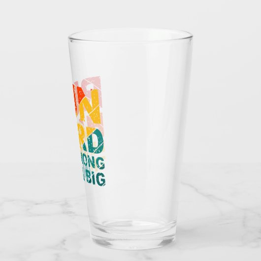 Ren hard, wees sterk, denk groot glas (Links)