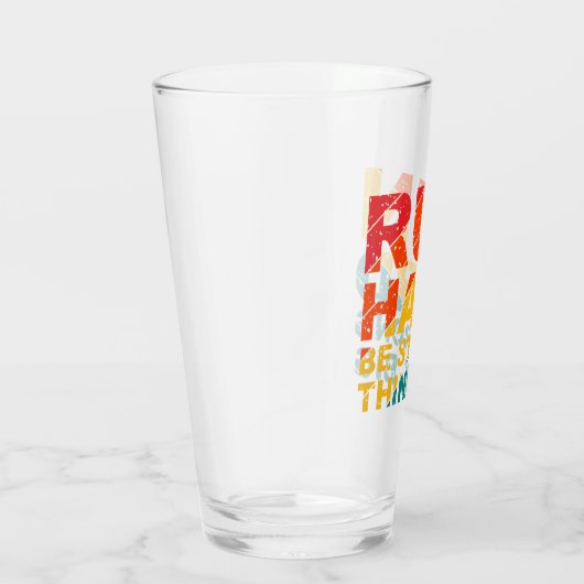 Ren hard, wees sterk, denk groot glas (Rechts)