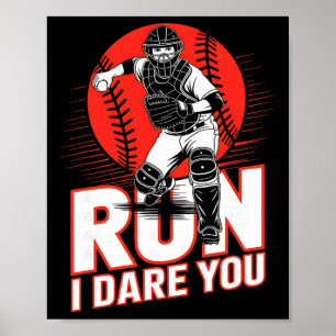 Ren I Daag Je Uit Verkoop Catcher Grappig Verkoop  Poster