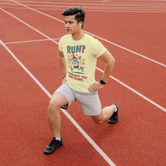 Ren? Ik dacht dat je Rum Funny Runners zei Tri-Blend Shirt