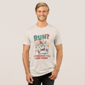 Ren? Ik dacht dat je Rum Funny Runners zei Tri-Blend Shirt (Voorkant volledig)