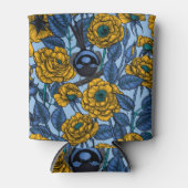 Ren in de rozen blikjeskoeler (Voorkant)