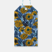 Ren in de rozen cadeaulabel (Achterkant)